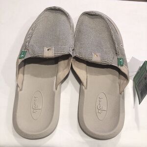 Sanuk Getaway 2 Natural Slides Womens Size 9 *NEW* With Tags